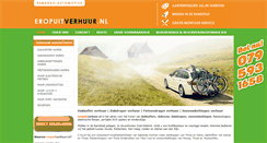 Desktop Screenshot of eropuitverhuur.nl